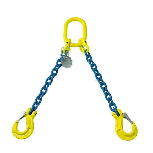 Ketting 2-Sprong met klephaak grade 100 - Ø 6 mm - 2 meter VDH Ketting 2-Sprong met klephaak grade 100 - Ø 6 mm - 2 meter