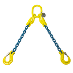 Ketting 2-Sprong met klep- en inkorthaak grade 100  - Ø 8 mm - 0,5 meter VDH Ketting 2-Sprong met klep- en inkorthaak grade 100  - Ø 8 mm - 0,5 meter