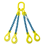 Ketting 4-Sprong met veiligheidshaak grade 100 - Ø 10 mm - 1 meter VDH Ketting 4-Sprong met veiligheidshaak grade 100 - Ø 10 mm - 1 meter