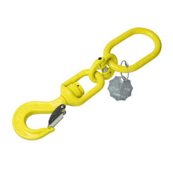 VDH Ketting voorloper met wartel klephaak grade 100 - Ø 16 mm - 0,58 meter