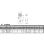 VDH Gaffel inkorthaak uitvalbeveiliging - Grade 80 - 2 ton - lengte 8 mm VDH VDH Gaffel inkorthaak uitvalbeveiliging - Grade 80 - 2 ton - lengte 8 mm