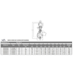 VDH Wartel veiligheidshaak gelagerd - Grade 80 - 3,15 ton - lengte 10 mm VDH VDH Wartel veiligheidshaak gelagerd - Grade 80 - 3,15 ton - lengte 10 mm