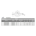 VDH VDH Hijsketting verzinkt - Grade 80  - Ø 13 mm - 1 meter - 5,3 ton