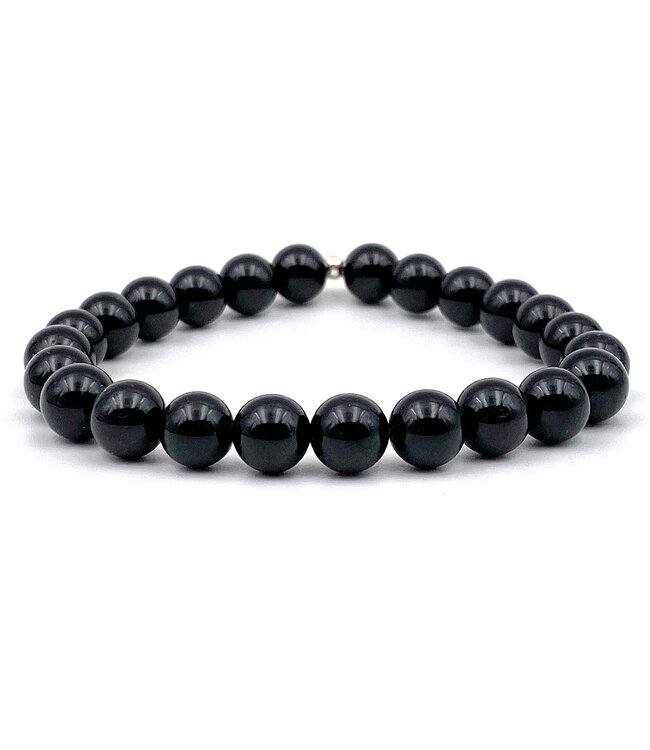 Luma Creation Bracelet spinelle noire pierres