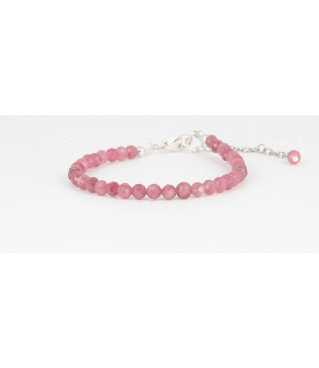 Luma Creation Bracelet tourmaline rose facetté