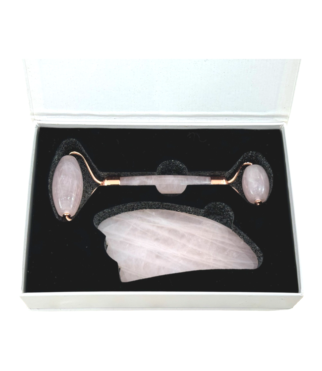 Luma Creation Coffret Rouleau de massage & Gua Sha