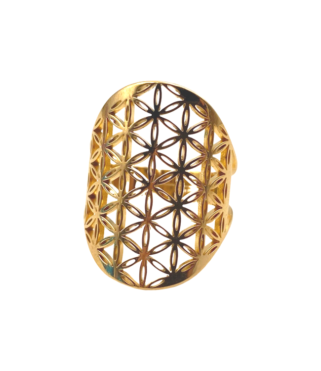 Luma Creation Bague fleur de vie (small flower)