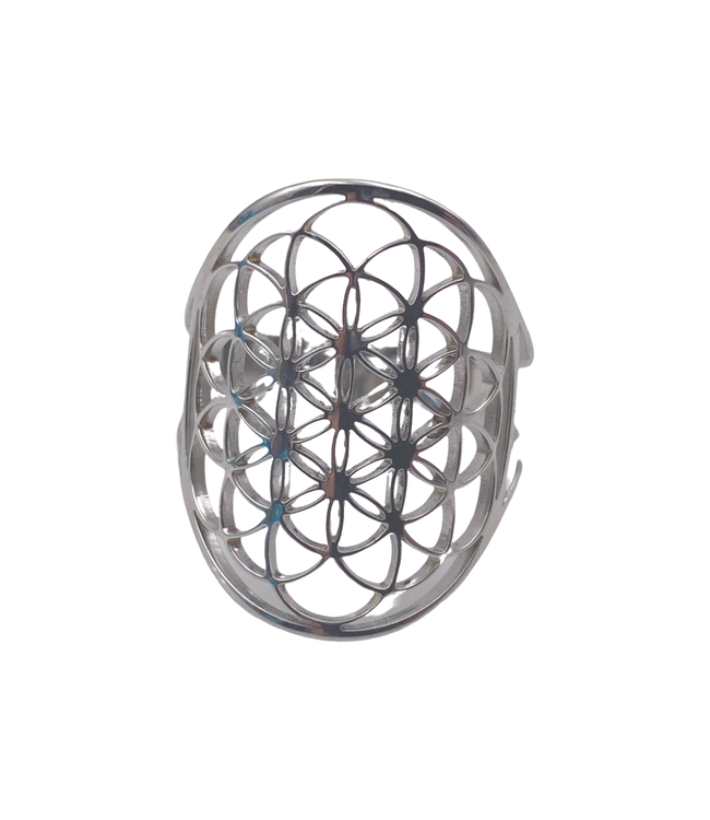 Luma Creation Bague fleur de vie - graine de vie