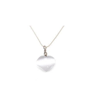 Luma Creation Pendentif coeur sélénite