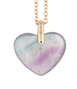 Luma Creation Pendentif fluorite coeur