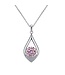 Luma Creation Pendentif Moissanite Goutte Ag925