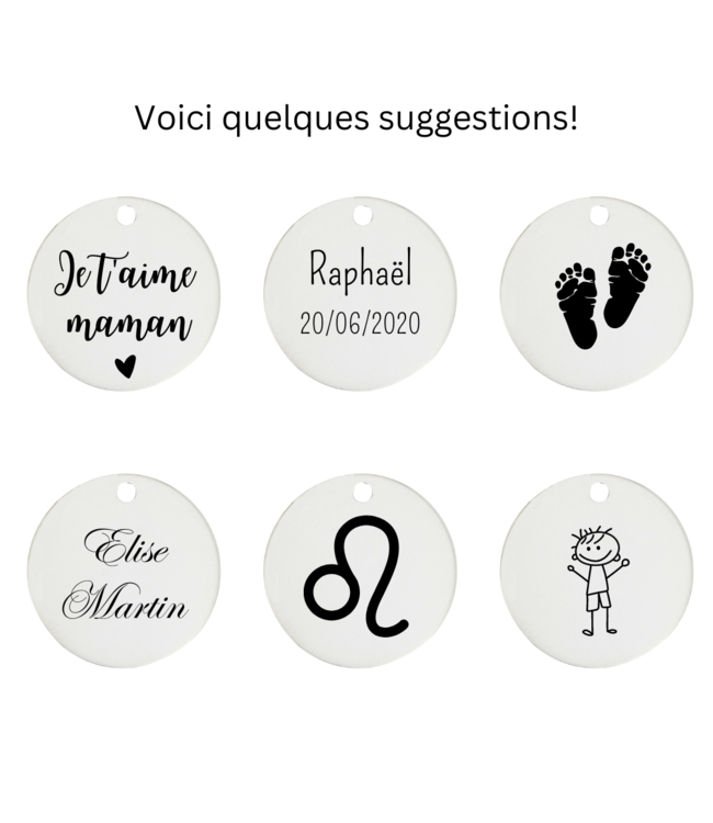 Luma Creation Médaille Argent à graver