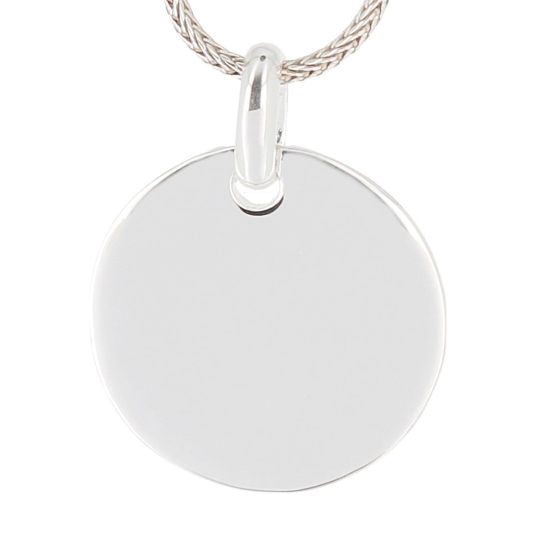 Pendentif En Argent Massif à Graver – Poinçon Crabe – 3,2 X 2 Cm – Idée Cadeau Personnalisé