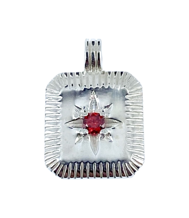 Luma Creation Pendentif pierres de naissances argent