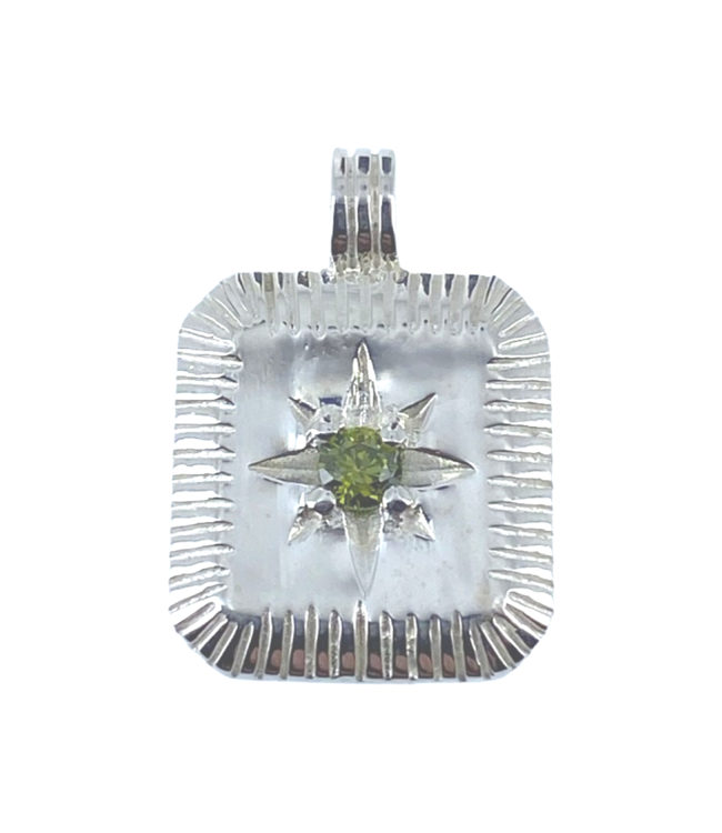 Luma Creation Pendentif pierres de naissances argent