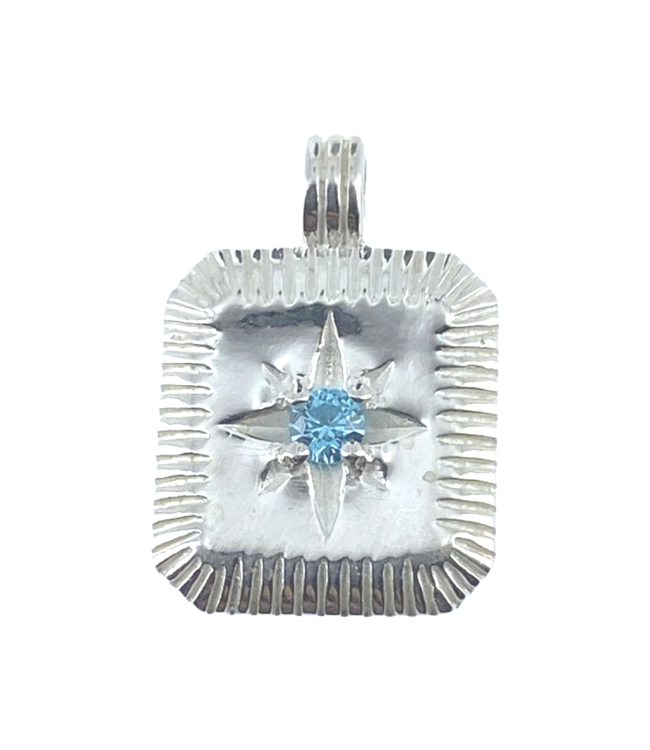 Luma Creation Pendentif pierres de naissances argent