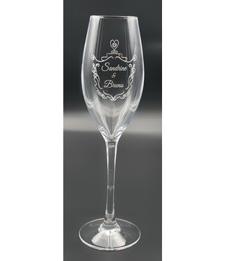 Luma Creation Verre champagne personnalisé