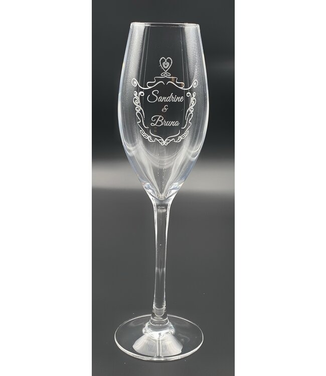Luma Creation Verre champagne personnalisé