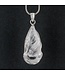 Luma Creation Pendentif Cristal de Roche avec Prisme Négatif cerclé Ag925