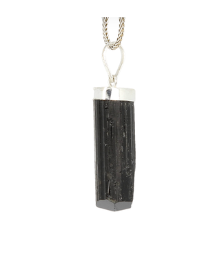 Luma Creation Pendentif tourmaline brute polie