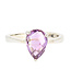 Luma Creation Bague améthyste taillée griffe