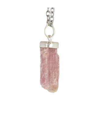 Luma Creation Pendentif tourmaline rose brute