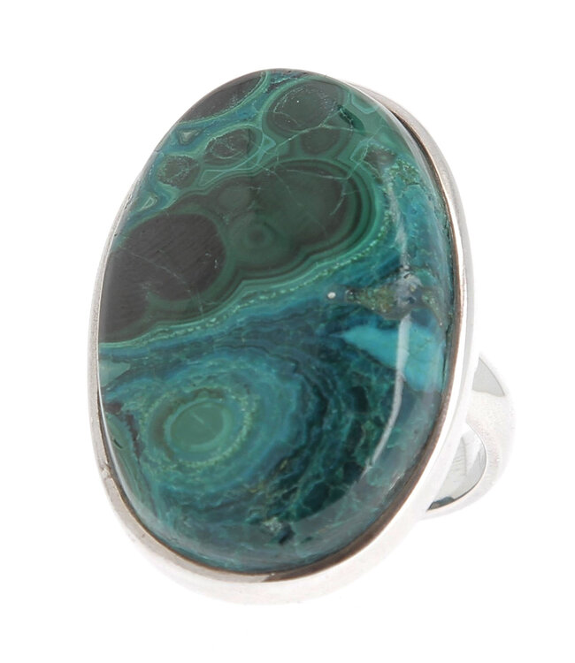 Luma Creation Bague Chrysocolle ovale
