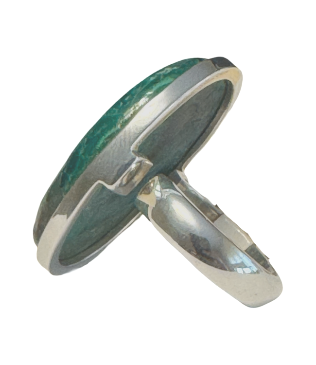 Luma Creation Bague Chrysocolle ovale