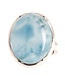 Luma Creation Bague larimar ovale