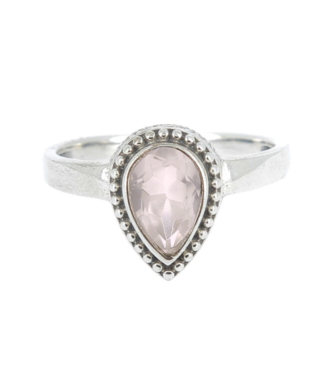 Luma Creation Bague quartz rose flèche