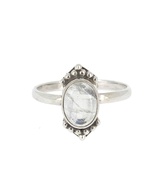 Luma Creation Bague péristérite miroir