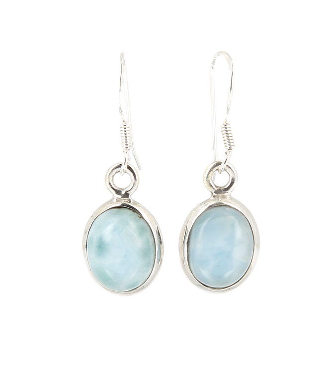 Luma Creation Boucles d'oreilles larimar ovale
