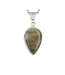 Luma Creation Pendentif labradorite spectrolite goutte inv cerclé Ag925