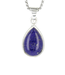 Luma Creation Pendentif lapis lazuli goutte cerclé Ag925