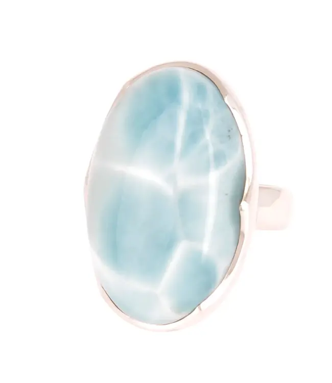 Luma Creation Bague larimar ovale