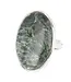Luma Creation Bague séraphinite ovale Ag925