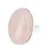 Luma Creation Bague quartz rose ovale
