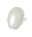 Luma Creation Bague pierre de lune ovale Ag925