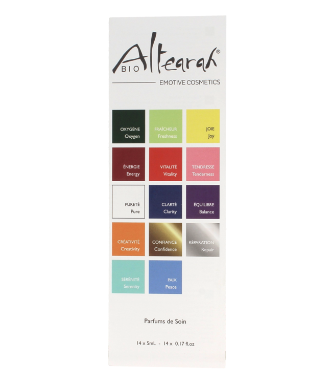 Luma Creation Coffret Altearah 14 parfums de soin de 5 ml