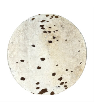 Luma Creation Tambour chamanique vache blanche avec tâches brunes - 45 cm, frêne