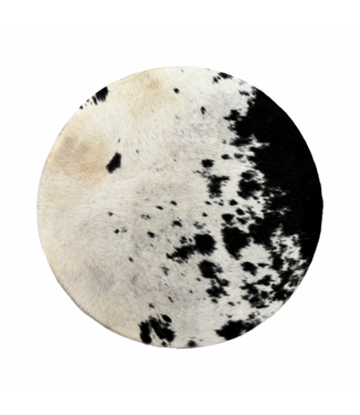Luma Creation Tambour chamanique vache blanche avec tâches brunes et noires - 45 cm, saule