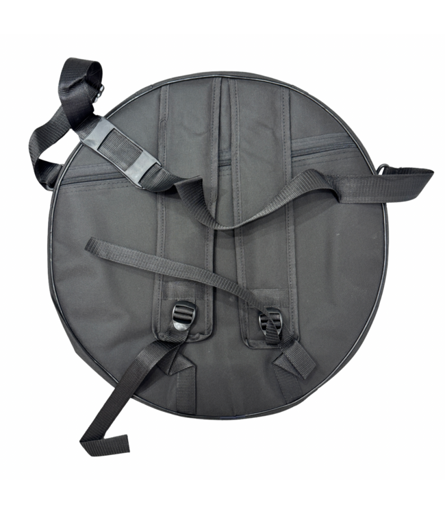 Luma Creation Tambour chamanique vache blanche avec tâches brunes et noires - 45 cm, saule