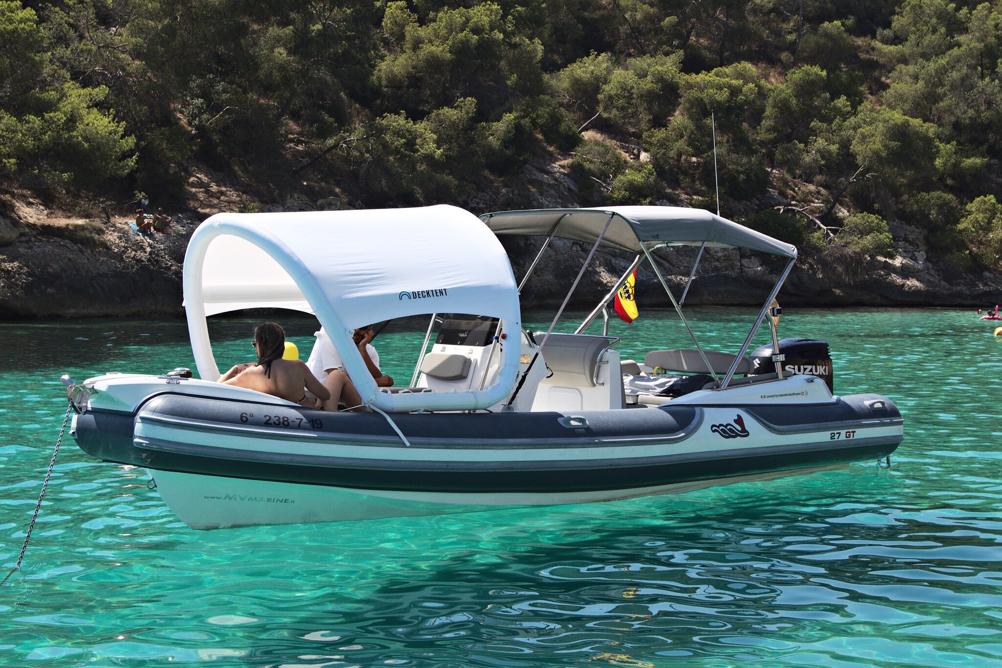 Deckzelt XXS aufblasbares Bimini