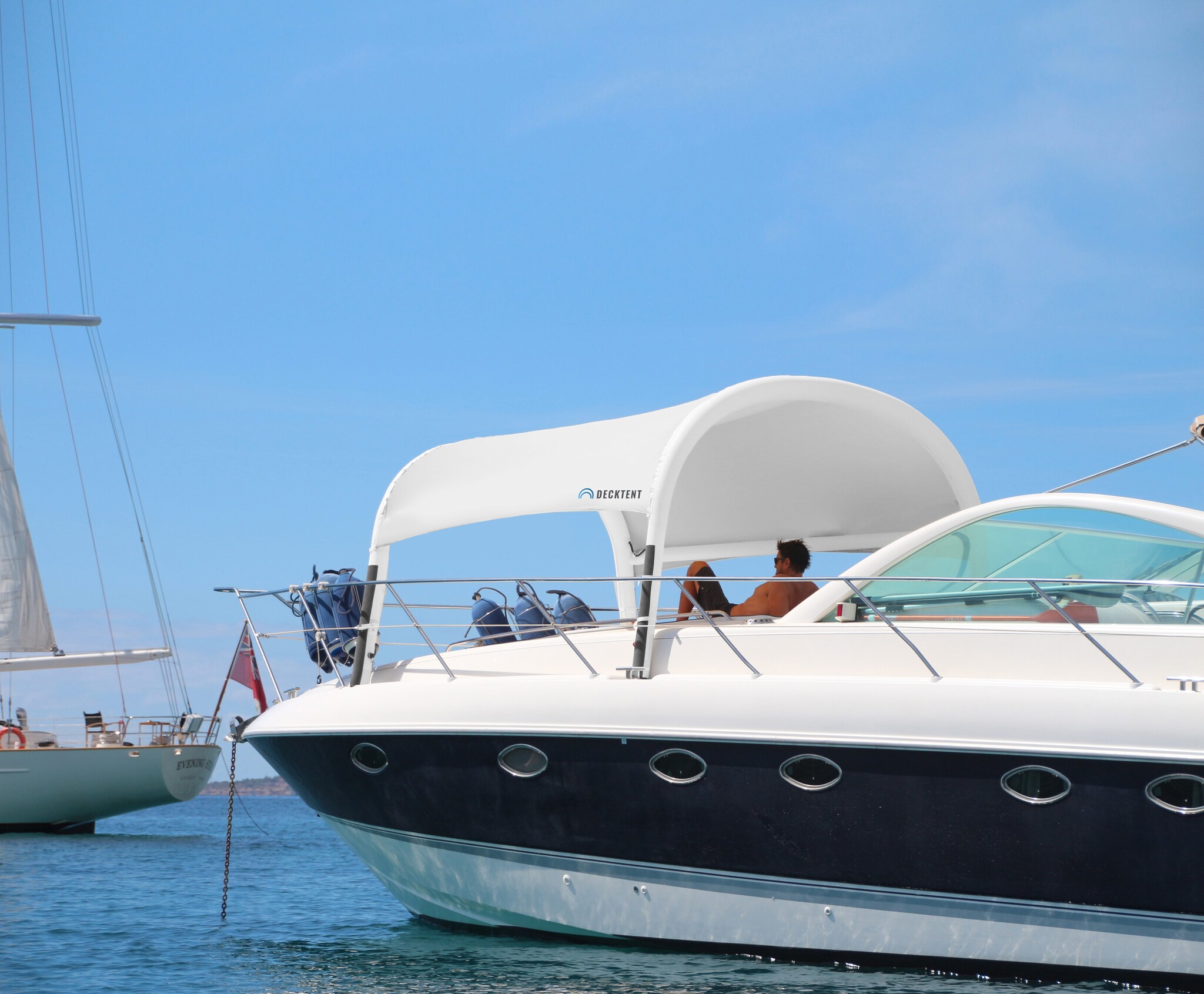 Decktent L opblaasbare Bimini