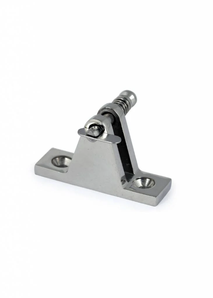 Mounting base with fork pin - Stainless steel