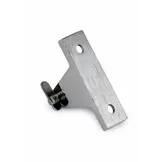 Montagevoet met gaffelpen - RVS