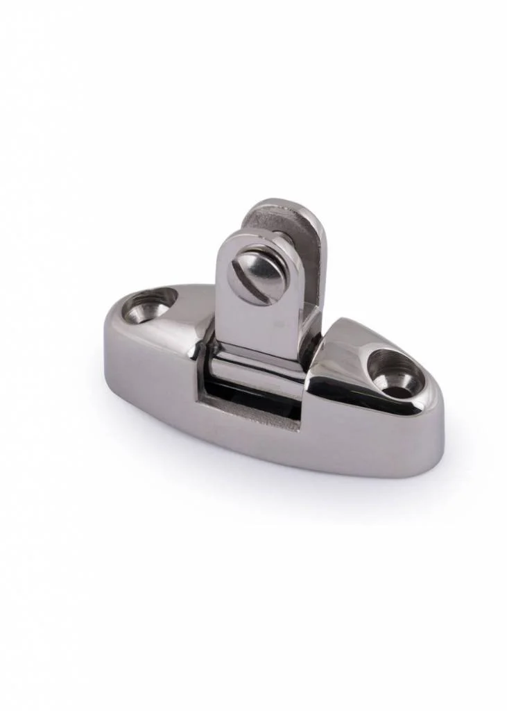 Biminitop zijmontage voet scharnierend RVS