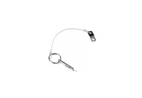Verriegelungsbolzen mit Kabel - Edelstahl 316