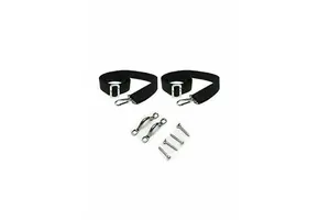 Bimini replacement strap set - Black