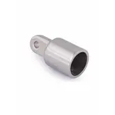 Eindkap buis met oog - RVS - 22 mm